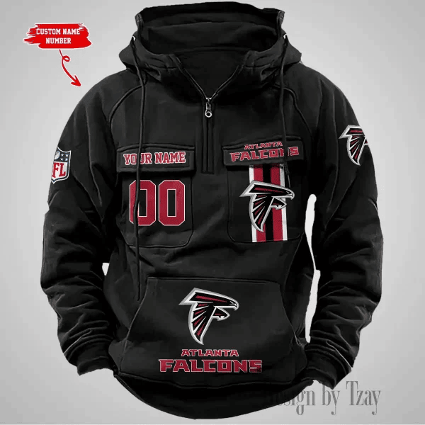 Atlanta Falcons Vintage Men's Hoodie DV2 AZVMHD413