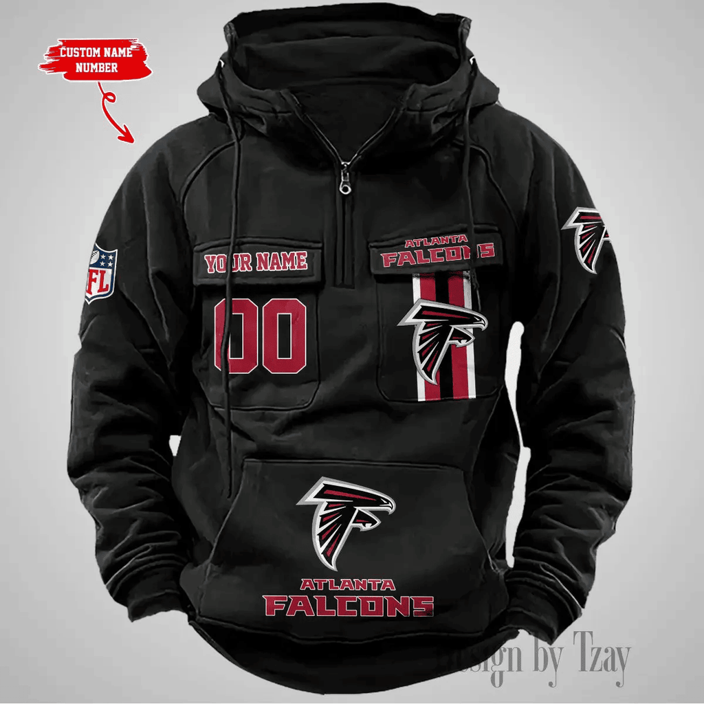 Atlanta Falcons Vintage Men's Hoodie DV2 AZVMHD413
