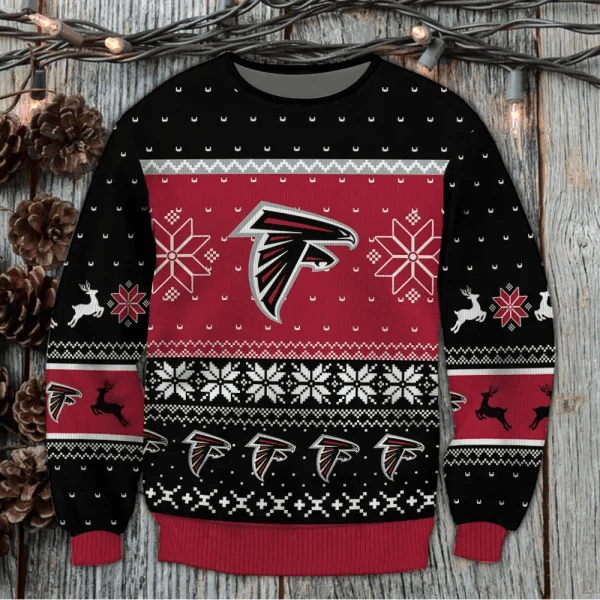 SPTBGSWT378-Atlanta Falcons Christmas Woolen Sweater
