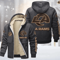 Los Angeles Rams DMTZ0856 Premium Sherpa-Lined Winter Hoodie – Personalized Edition