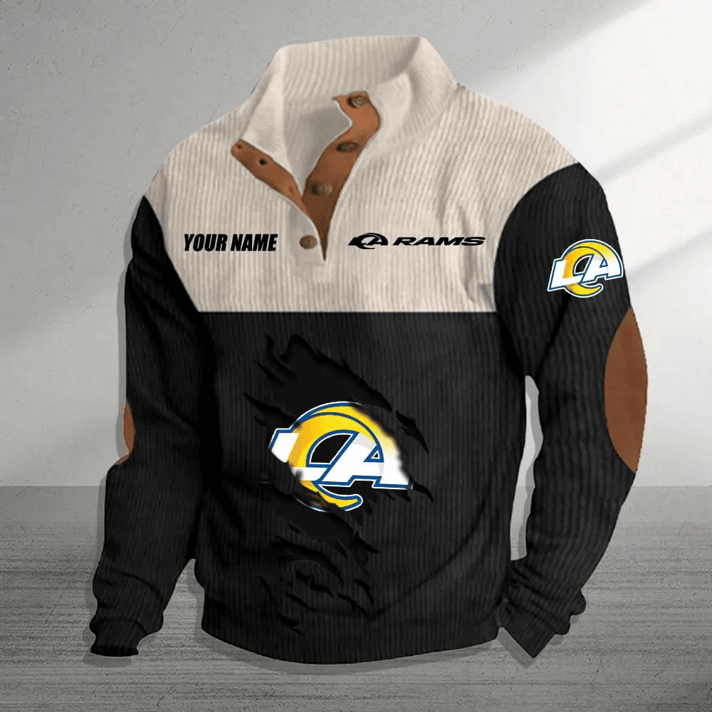 Los Angeles Rams Premium Personalized Game-Day Pullover S9DBSCH147