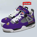 Minnesota Vikings Personalized AJ4 Sneaker BG336