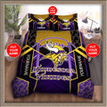 Minnesota Vikings Personalized Bedding Set BG39