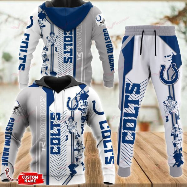 Indianapolis Colts Personalized Hoodie and Joggers BB614