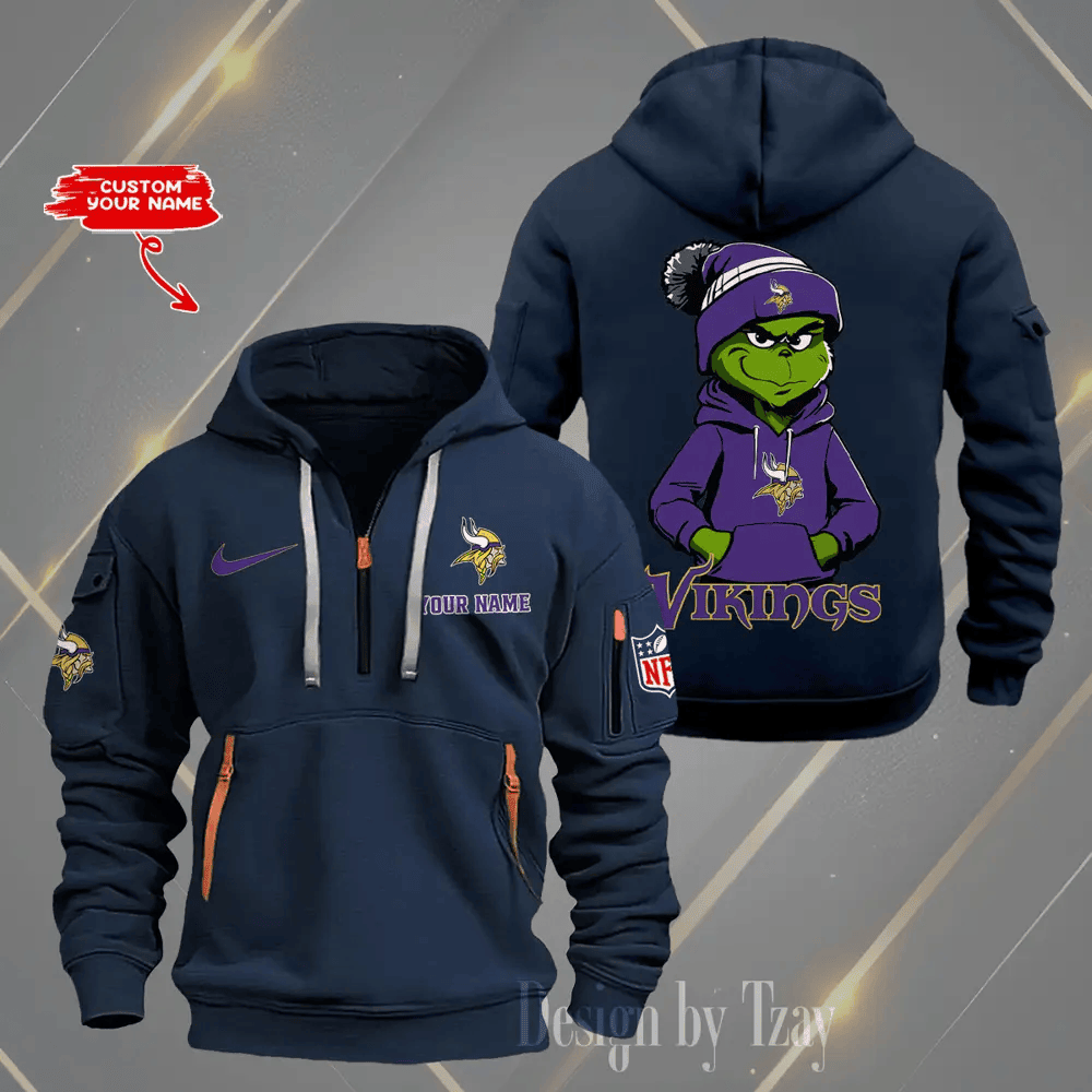 Minnesota Vikings Heavy Hoodies AZHEAVYHD1A