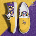 Minnesota Vikings Canvas Loafer Shoes