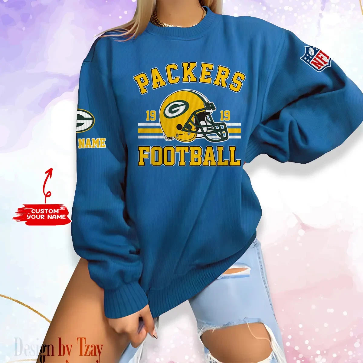Green Bay Packers Personalized Fashion Design New Woolen Sweater BGSWT228
