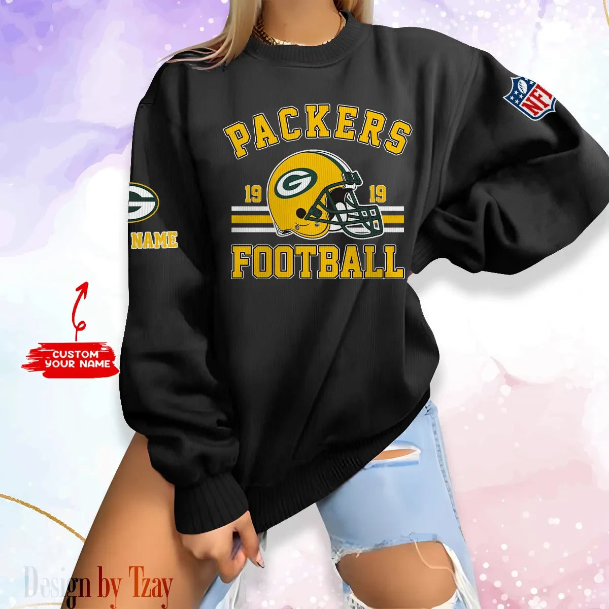 Green Bay Packers Personalized Fashion Design New Woolen Sweater BGSWT228