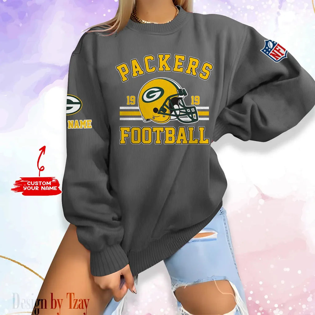 Green Bay Packers Personalized Fashion Design New Woolen Sweater BGSWT228