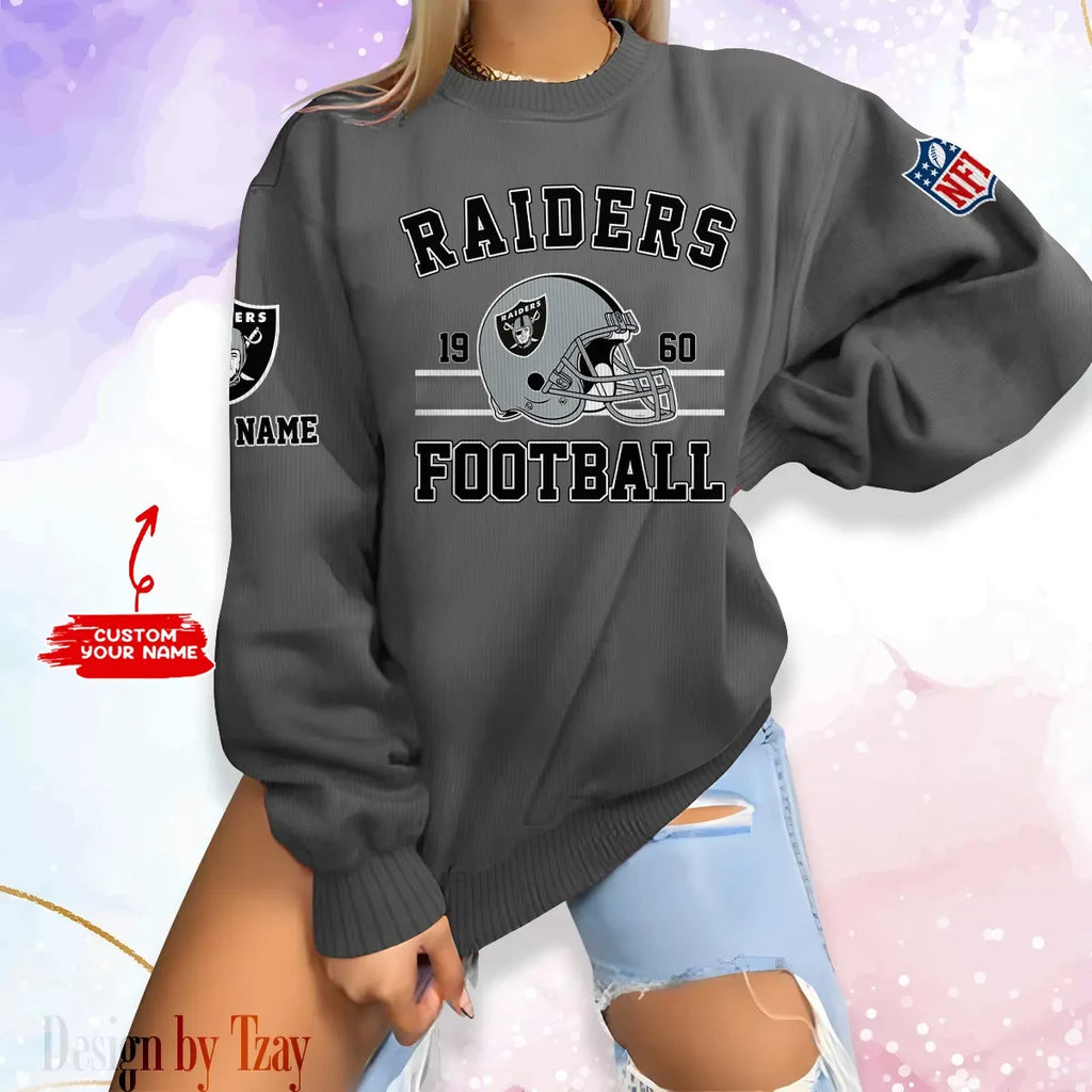 Las Vegas Raiders Personalized Fashion Design New Woolen Sweater  BGSWT233