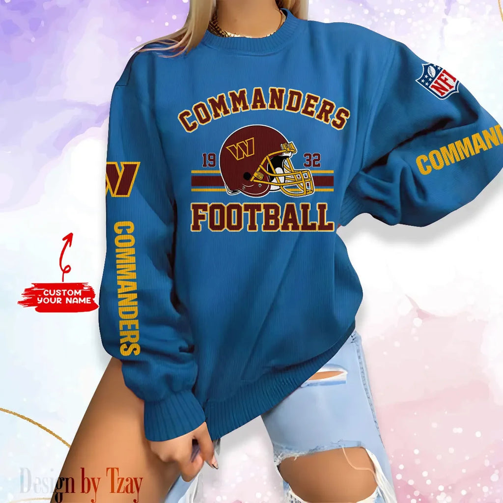 Washington Commanders Personalized Fashion Design New Woolen Sweater BGSWT248