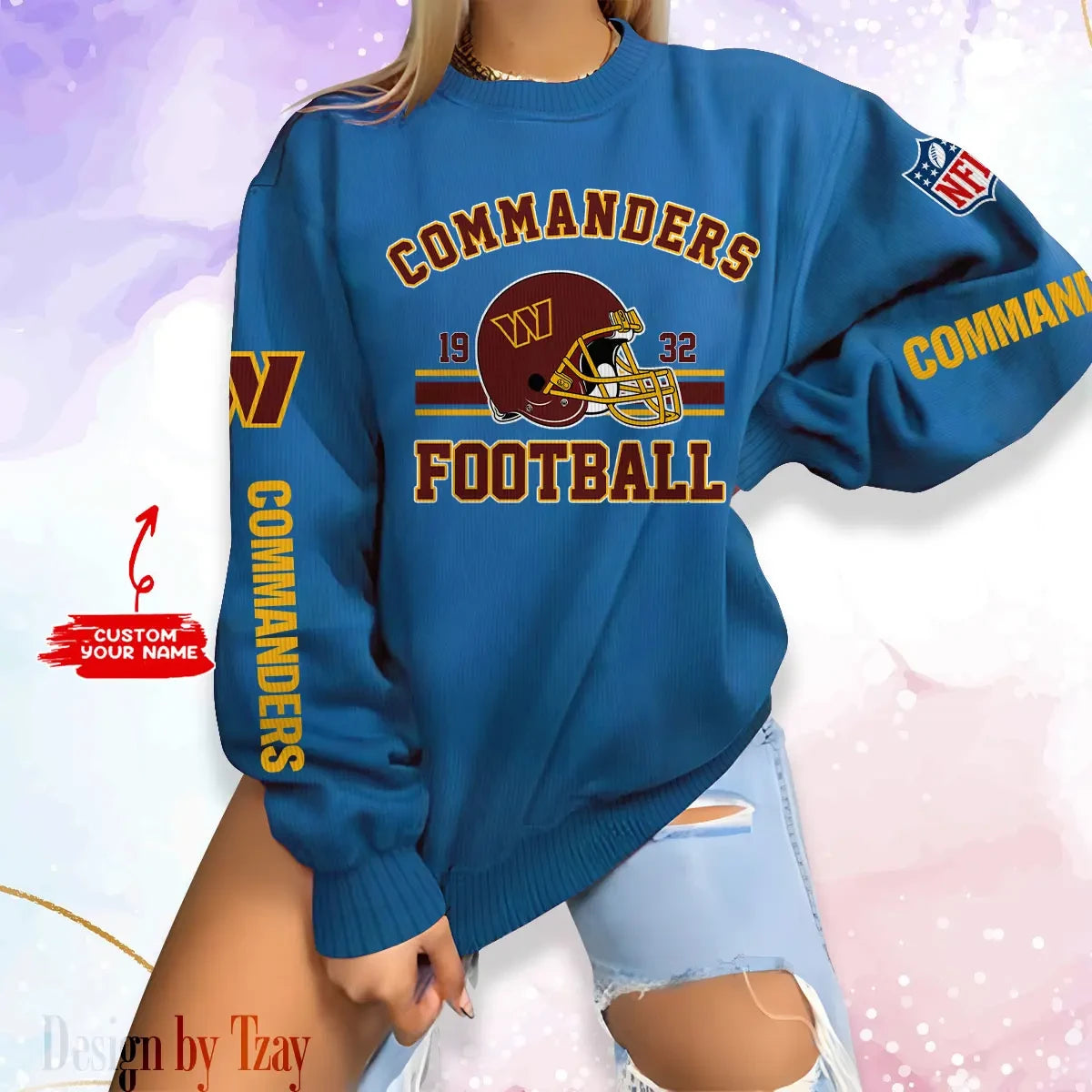 Washington Commanders Personalized Fashion Design New Woolen Sweater BGSWT248