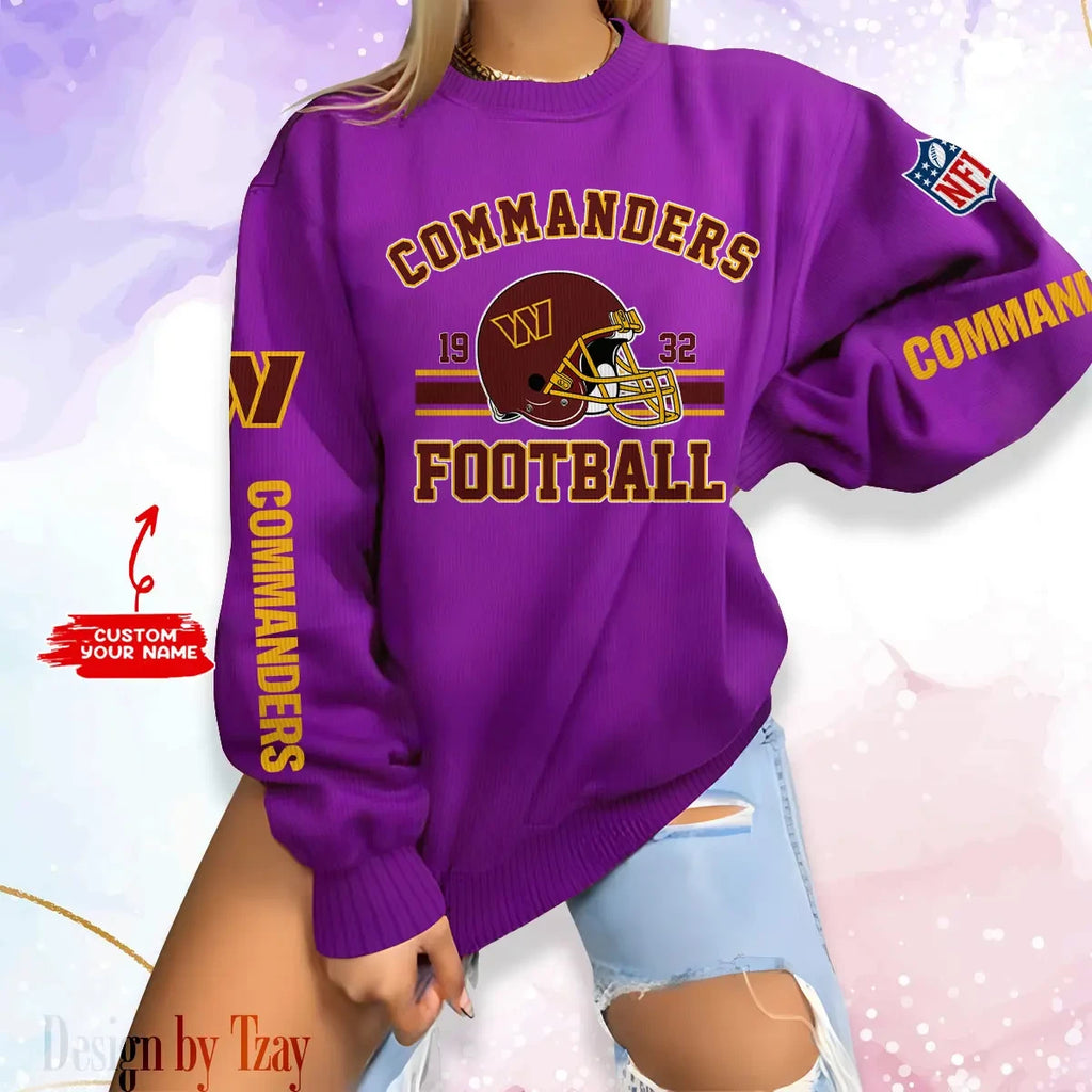 Washington Commanders Personalized Fashion Design New Woolen Sweater BGSWT248