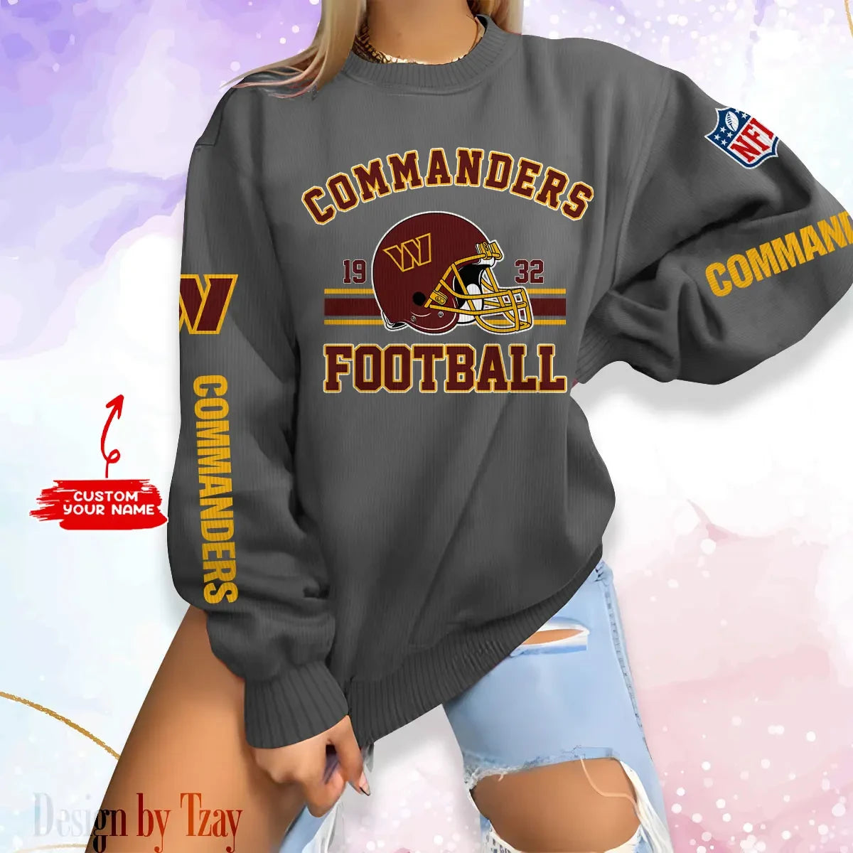 Washington Commanders Personalized Fashion Design New Woolen Sweater BGSWT248