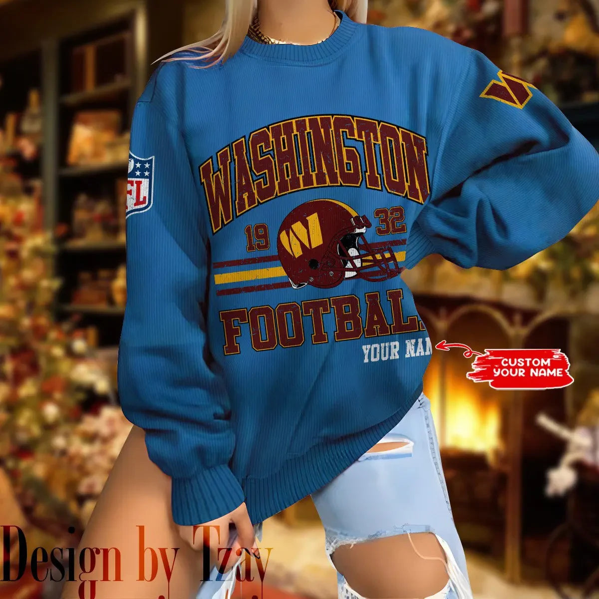 Washington Commanders Personalized Fashion Design New Woolen Sweater BGSWT310