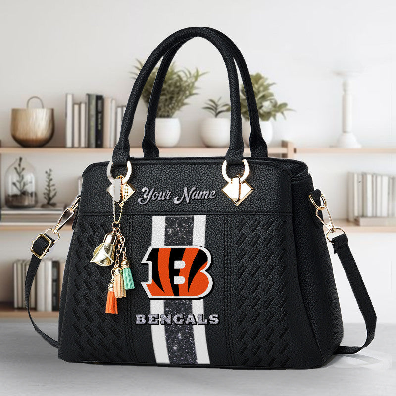 Cincinnati Bengals DMHY0781 Zip Handbag Multicolor