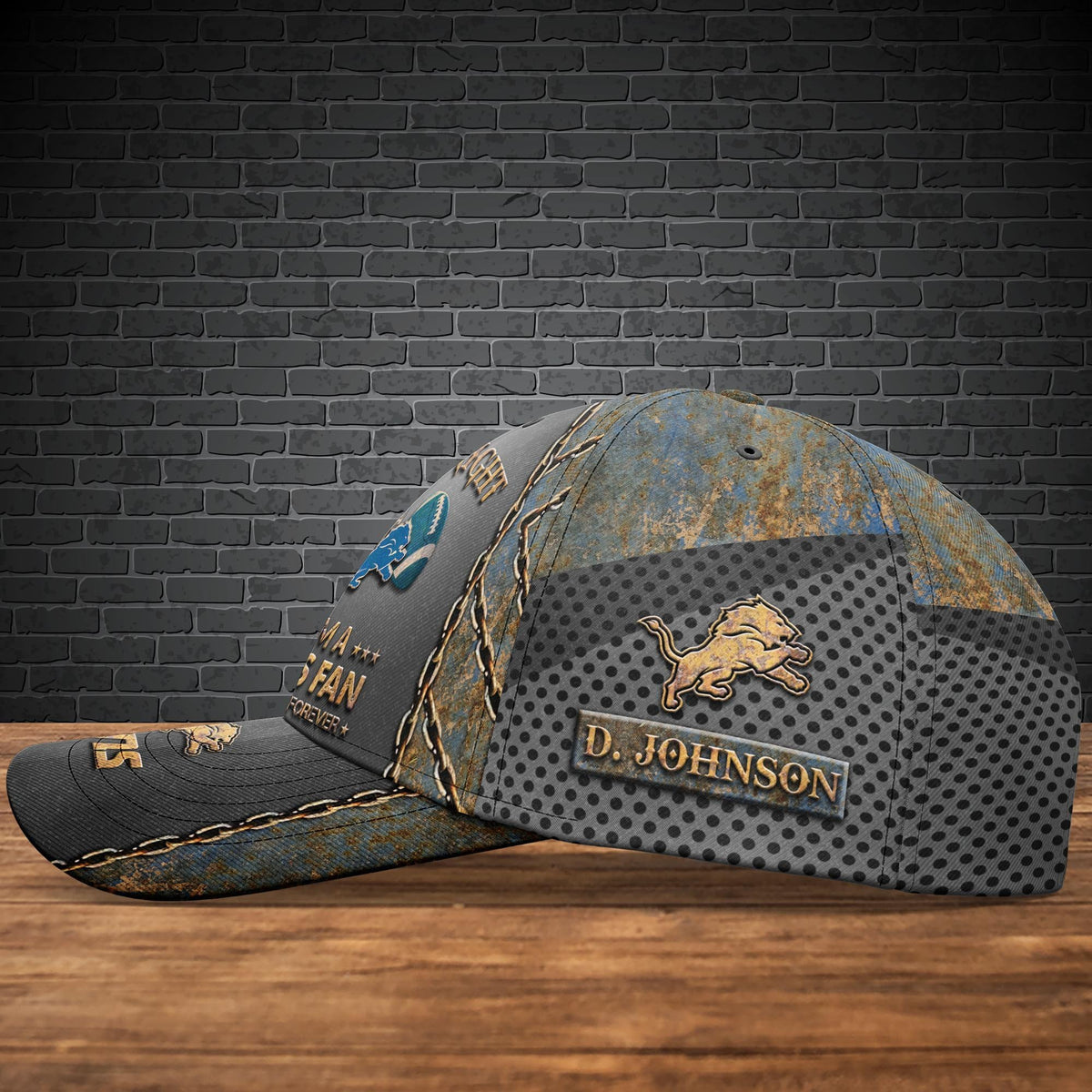 Detroit Lions Cap New Version Custom Your Name, Football Team Cap, Football Lovers Gifts ETRG-47700