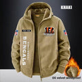 Cincinnati Bengals Fleece Fashion Hooded Jacket Outdoor SPTFFHJ007