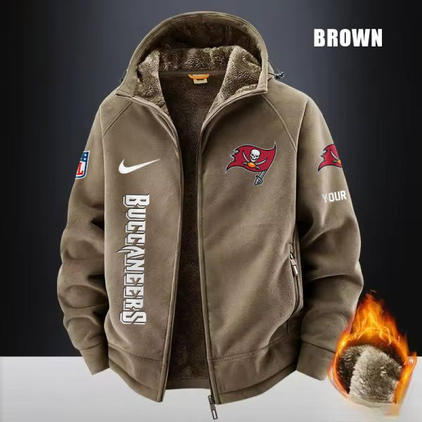 Tampa Bay Buccaneers Fleece Fashion Hooded Jacket Outdoor SPTFFHJ094