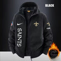 New Orleans Saints Fleece Fashion Hooded Jacket Outdoor SPTFFHJ087