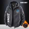Detroit Lions Fleece Fashion Hooded Jacket Outdoor SPTFFHJ011