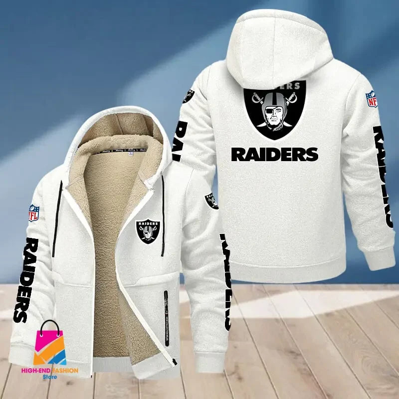 Las Vegas Raiders Multicolor Premium Thick Zip-Up Hoodie ANZTZH017