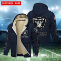 Las Vegas Raiders Hoodies Zip Velvet Coat ANZTZH082