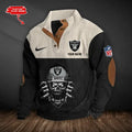 Las Vegas Raiders Double Stand Collar Sport Hoodie S9DBSCH1295
