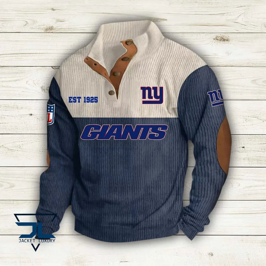 New York Giants Premium Personalized Game-Day Pullover S9DBSCH120