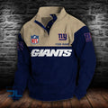 New York Giants Premium Stand-Collar Game-Day Pullover - Engineered Warmth & Personalized Name S9DBSCH024