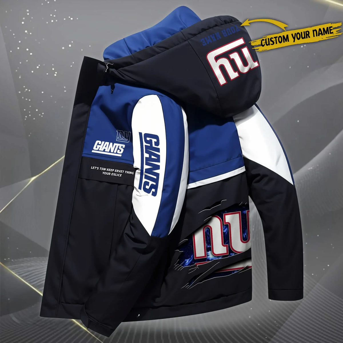 New York Giants Outdoor Windproof Jacket SPTOWPJK057