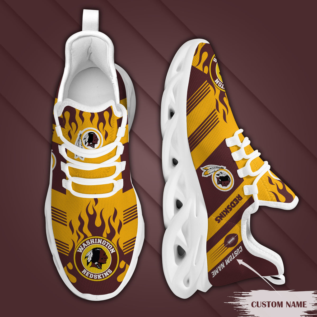 Washington Redskins Personalized Yezy Running Sneakers BB579