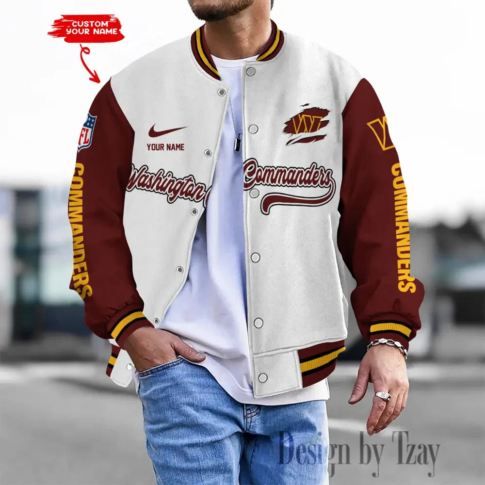 Washington Commanders Unisex Exclusive Styles Varsity Jacket SPTBBJACKET523