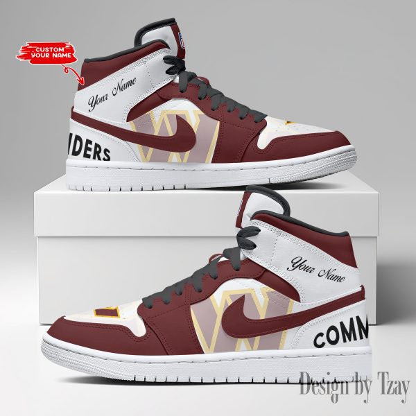 SPTBGAJ1S064-Washington Commanders NFL Air Jordan 1 Sneakers DV19