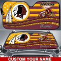 Washington Redskins Personalized Auto Sun Shade BG30