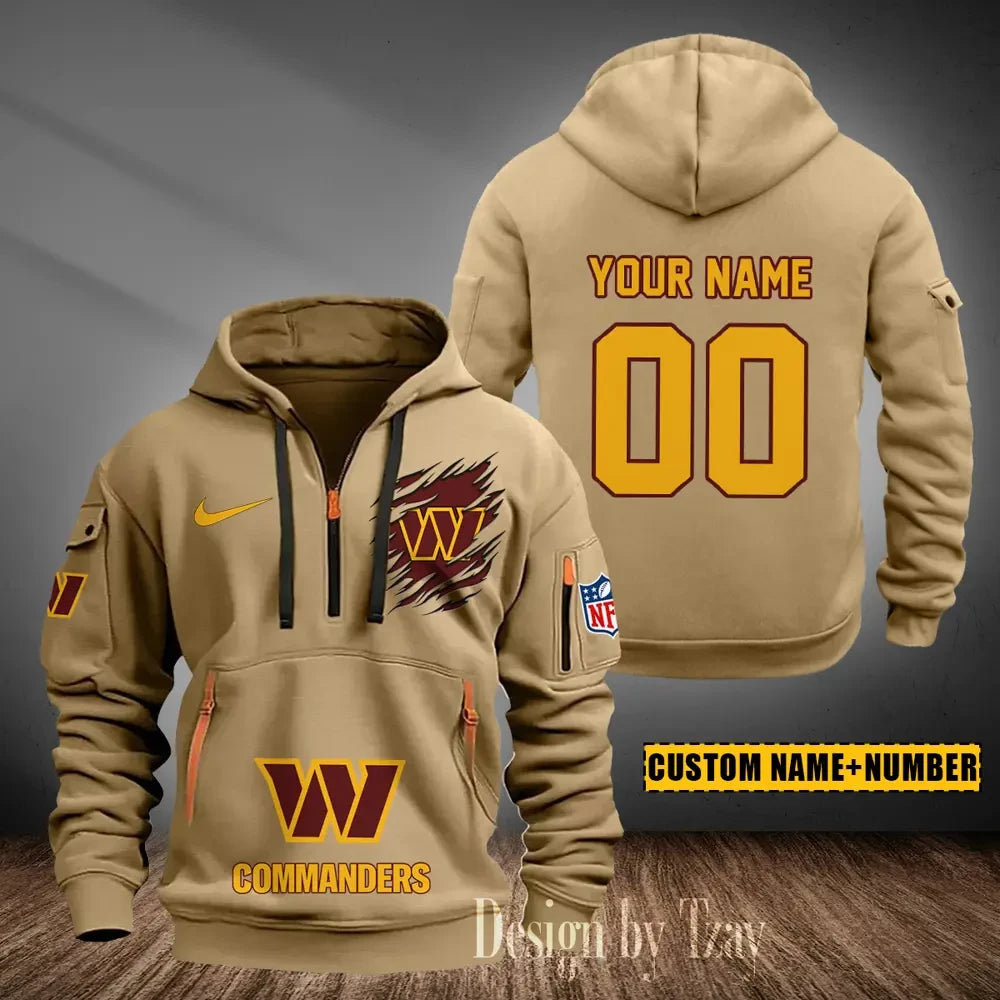 Washington Commanders Heavy Fleece Pullover Hoodie AZHEAVYHD453