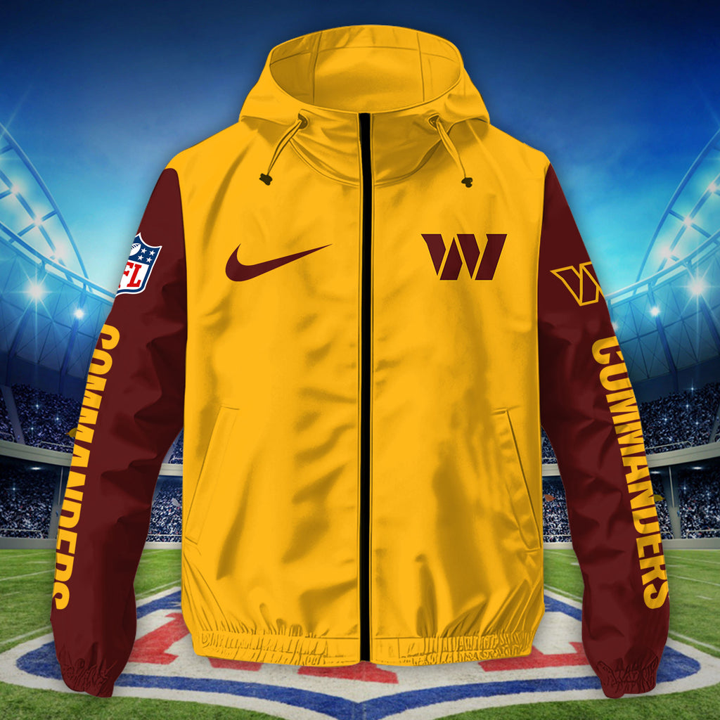 Washington Commanders Custom Windbreaker Outdoor Jacket Sport Fan Gift SPTWJACKET064