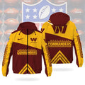 Washington Commanders Custom Windbreaker Outdoor Jacket Sport Fan Gift SPTWJACKET032