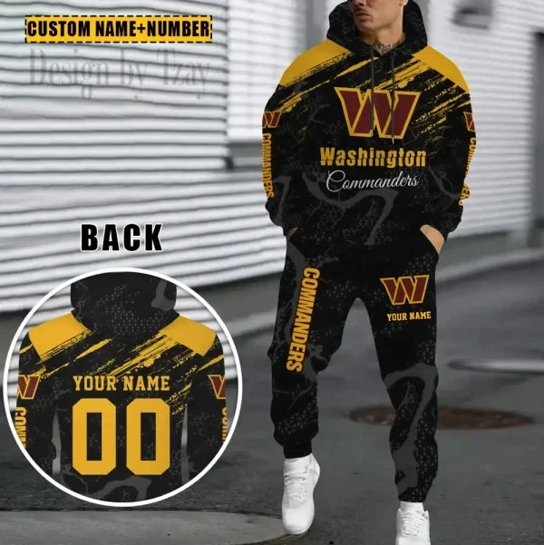 Washington Commanders Combo Hoodie And Sweatpants Gift For Fan AZHD1081