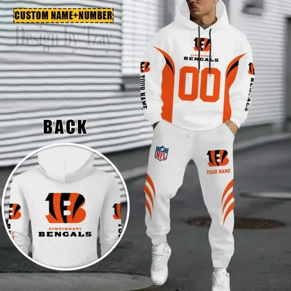 Cincinnati Bengals Combo Hoodie And Sweatpants Gift For Fan AZHD1023