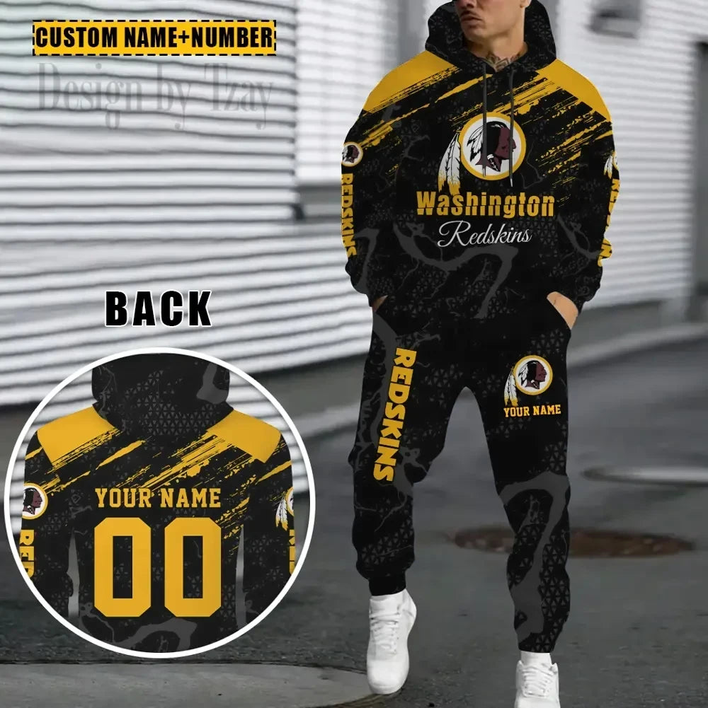 Washington Redskins Combo Hoodie And Sweatpants Gift For Fan AZHD1082