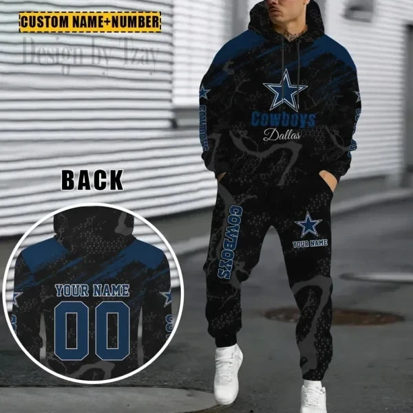 Dallas Cowboys Combo Hoodie And Sweatpants Gift For Fan AZHD1058