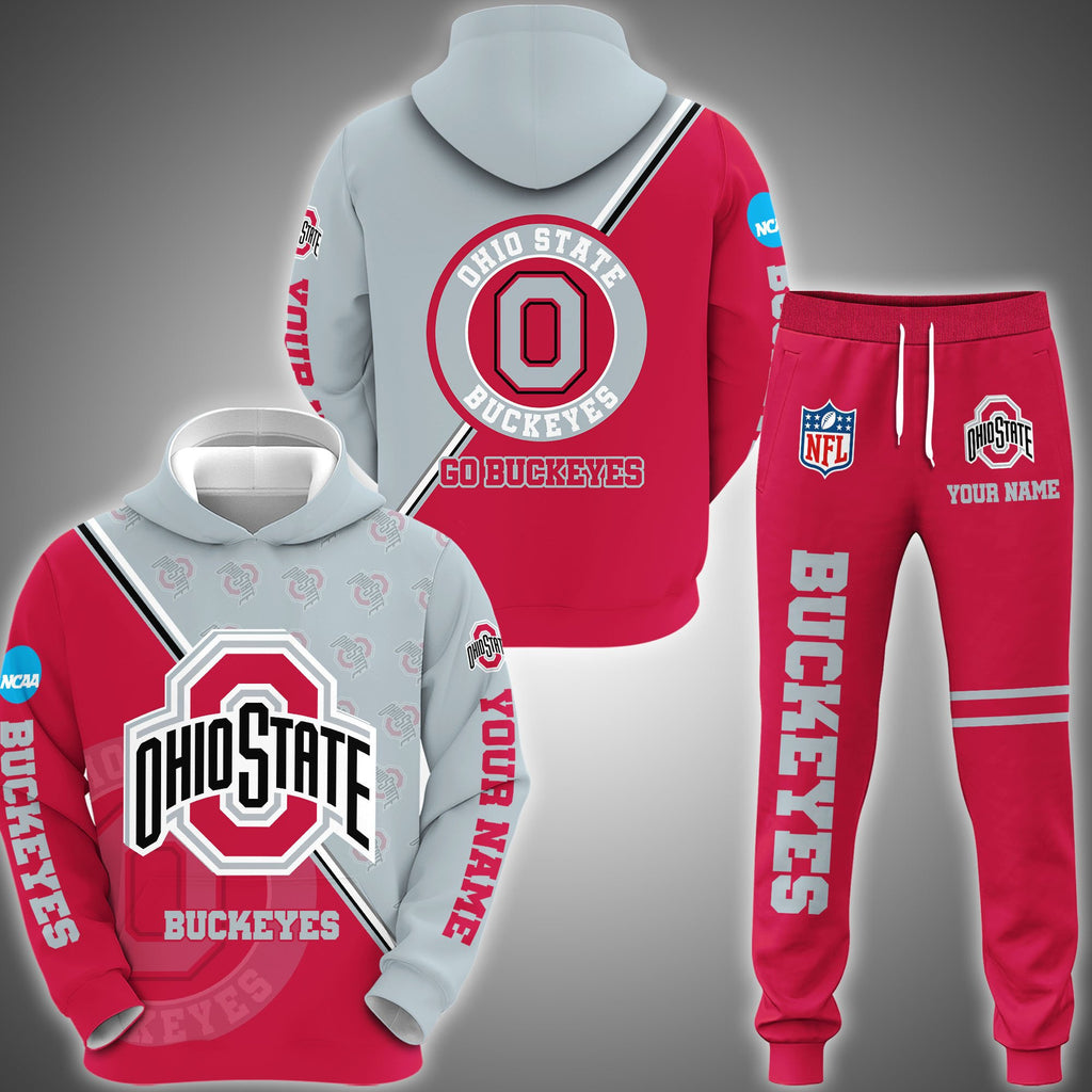 Ohio State Buckeyes Hoodie Sweatpants Custom Your Name Sport Gifts ETRG-62998